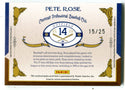 Pete Rose 2012 Panini Playoff Prime Cuts Card #17 15/25