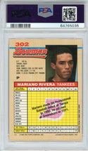Mariano Rivera 1992 Bowman Rookie Card #302 (PSA Mint 9)