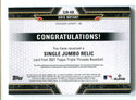 Kris Bryant 2021 Topps Triple Threads #SJRJB Jumbo Relic Card /36