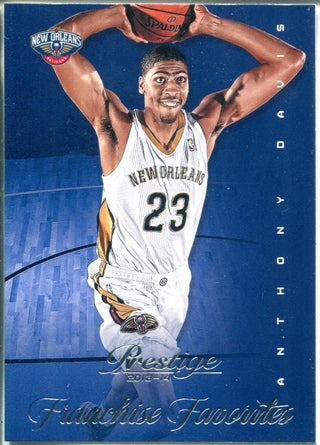 2013-14 Panini Prestige Franchise Favorites Anthony Davis #19 Card