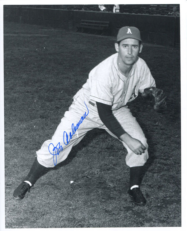 Joe Coleman Autographed 8x10 Black & White Baseball Photo