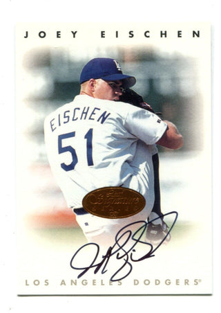 Joey Eischen 1996 Donruss Leaf Signature Series Autographed Card