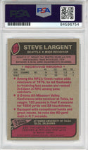 Steve Largent "HOF 95" Autographed 1977 Topps Rookie Card (PSA Auto Grade 10)
