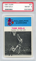 Tom Gola 1961 Fleer Card #51 (PSA NM-MT 8)