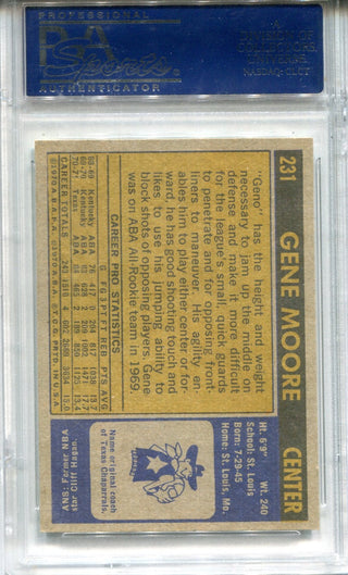 Gene More 1971 Topps #231 PSA EX-MT 6 Card