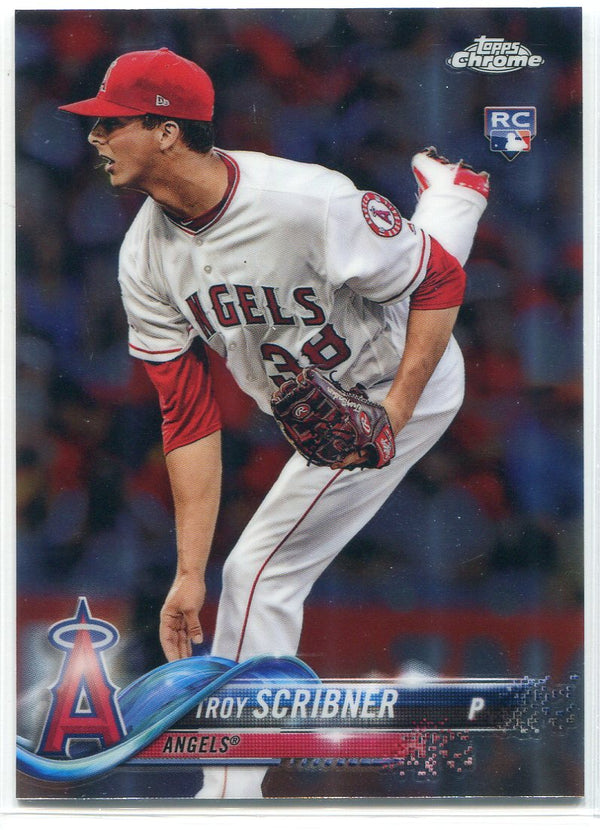 Troy Scribner 2018 Topps Chrome Rookie Card
