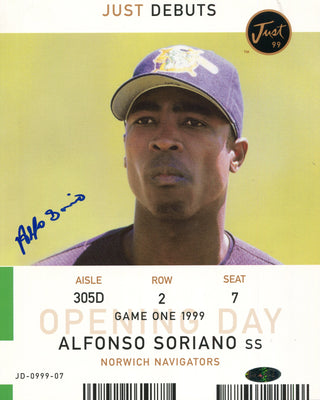 Alfonso Soriano Autographed 8x10 Photo