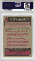 Steve Largent "HOF 95" Autographed 1977 Topps Rookie Card (PSA Auto Grade 10)