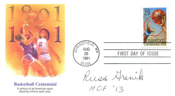 Russ Granik Autographed First Day Cover