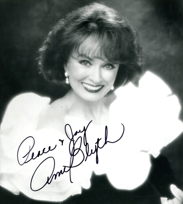 Ann Blyth Autographed Black & White 8x10 Photo