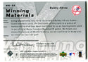 Bobby Abreau 2007 Upper Deck SPx Winning Materials #WMBA Card 3/50
