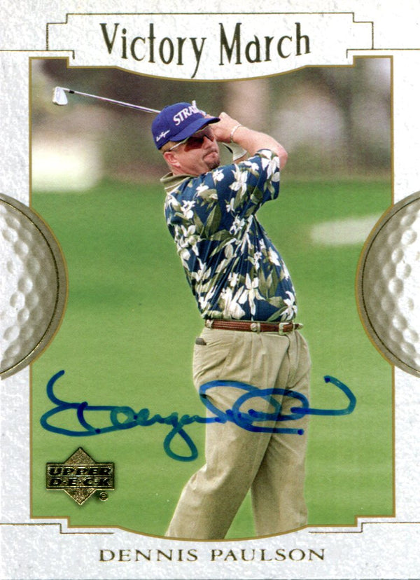 Dennis Paulson  Autographed 2001 Upper Deck Card