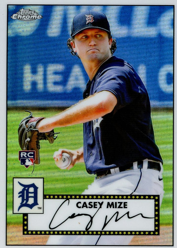 Casey Mize 2021 Topps Chrome Rookie Card