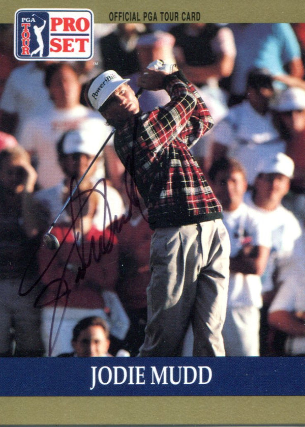 Jodie Mudd Autographed 1990 Pro Set Card