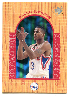Allen Iverson 1996-97 Upper Deck UD3 Hardwood Prospects #14 Card