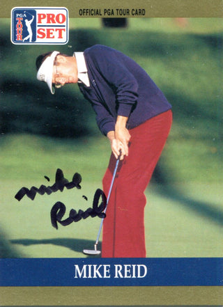 Mike Reid Autographed 1990 Pro Set Card