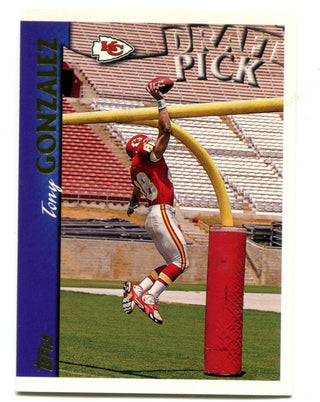 Tony Gonzalez 1997 Topps 1997 Draft Pick Card #414 Card