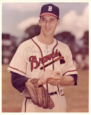 Warren Spahn Autographed 8x10 Baseball Photo
