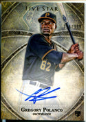 Gregory Polanco 2014 Topps Five Star Rookie Card #356/399