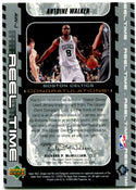 Antoine Walker Upper Deck Reel Time Generations Authentic Jersey Card