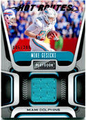 Mike Gesicki Panini Playbook Hot Routes Authentic Jersey Card 095/299