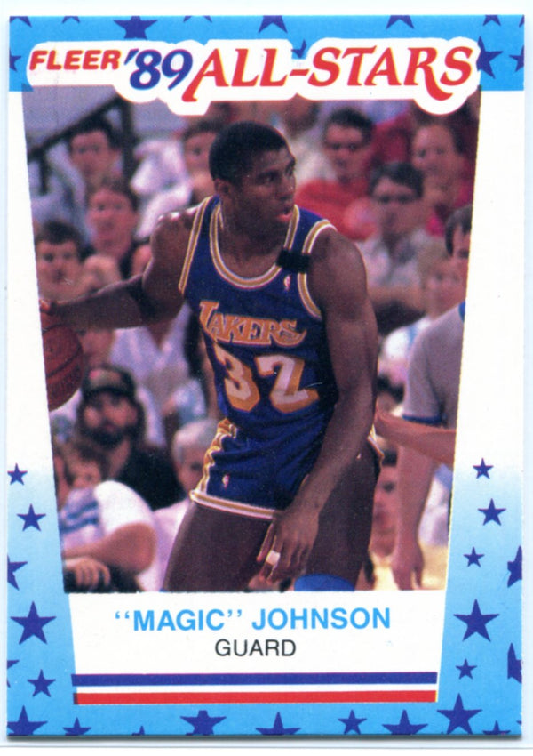 1989 Fleer All-Stars Basketball Fleer Sticker Set