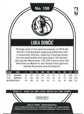 Luka Doncic NBA Hoops 2020