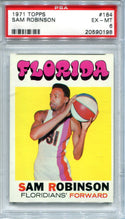 Sam Robinson 1971 Topps #184 PSA EX-MT 6 Card