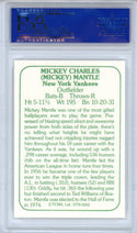 Mickey Mantle 1978 TCMA The 1960's Card #262 (PSA Mint 9)