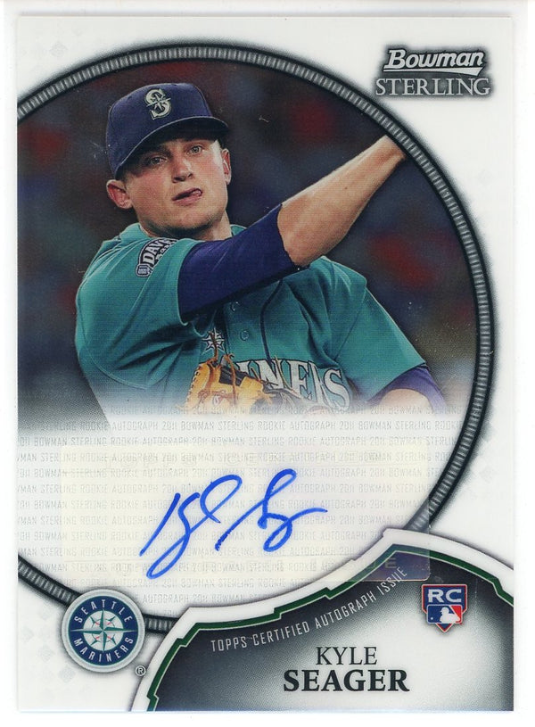 Kyle Seager Autographed 2011 Bowman Sterling Rookie Card #9
