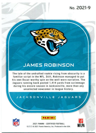 James Robinson 2021 Panini Certified #2021-9