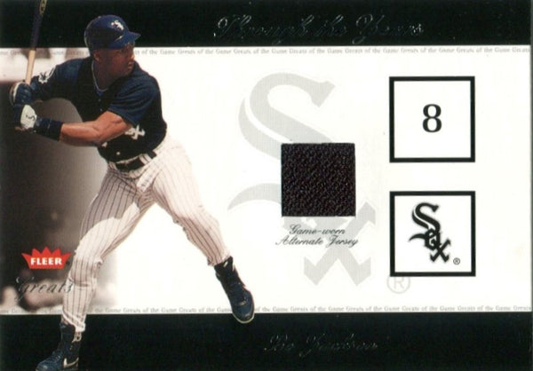 Bo Jackson 2002 Fleer Greats Through The Years Jersey Card