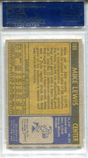 Mike Lewis 1971 Topps #189 PSA EX -MT 6 Card