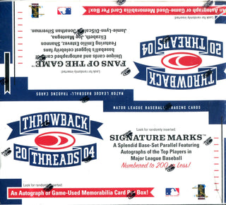 Donruss 2004 Throwback Threads