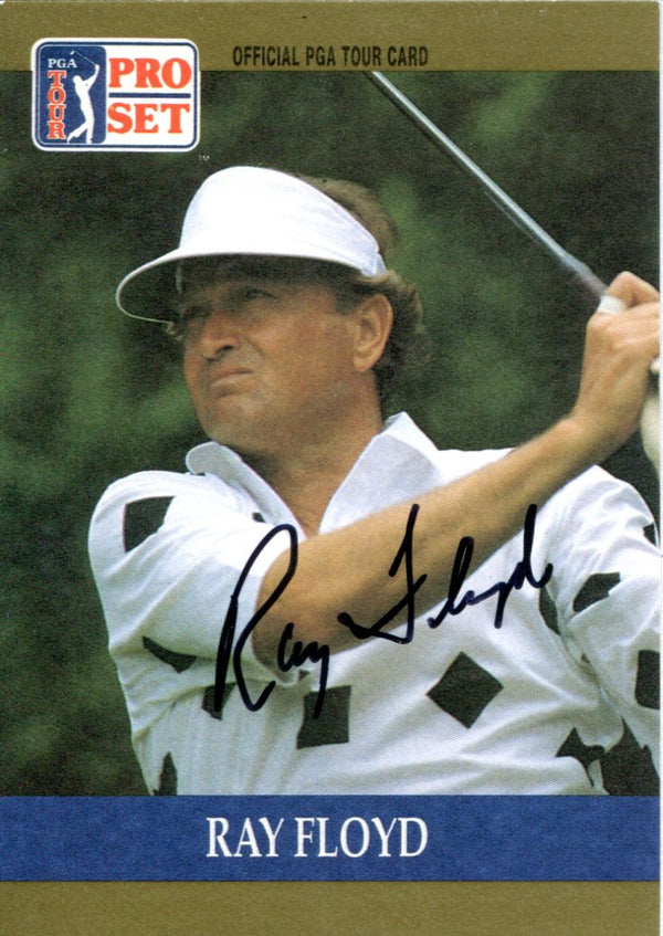 Ray Floyd Autographed 1990 Pro Set Card