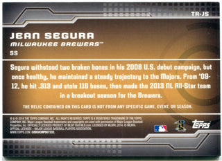 Jean Segura Topps Jersey Card 2014