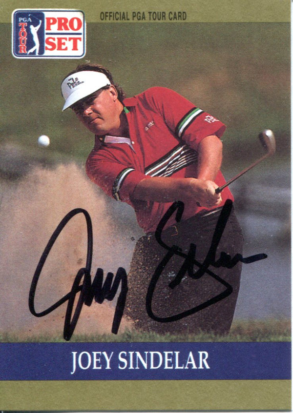 Joey Sindelar Autographed 1990 Pro Set Card