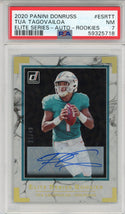 Tua Tagovailoa Autographed 2020 Panini Donruss Elite Series Rookies Card #ESRTT (PSA NM 7)