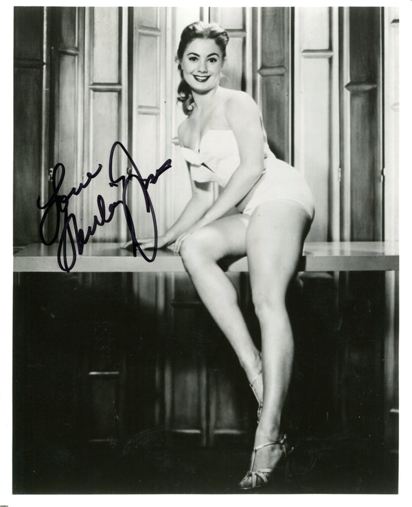 Shirley Jones Autographed Black & White 8x10 Photo