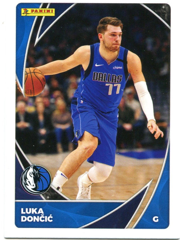Luka Doncic Panini Sticker and Card Collection