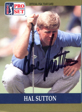Hal Sutton Autographed 1990 Pro Set Card