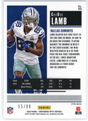 CeeDee Lamb 2020 Panini Contenders Optic Rookie Card #65