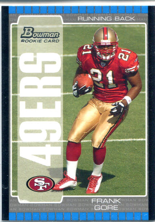 Frank Gore 2005 Bowman Unsigned Rookie Card