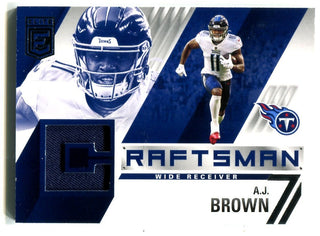 A.J. Brown 2021 Donruss Elite Craftsman Patch #CJ5 Card