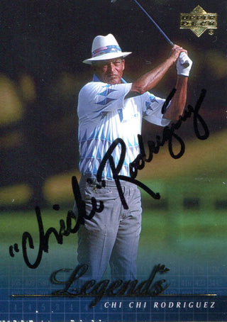 Chi Chi Rodriguez Autographed 2001 Upper Deck Card