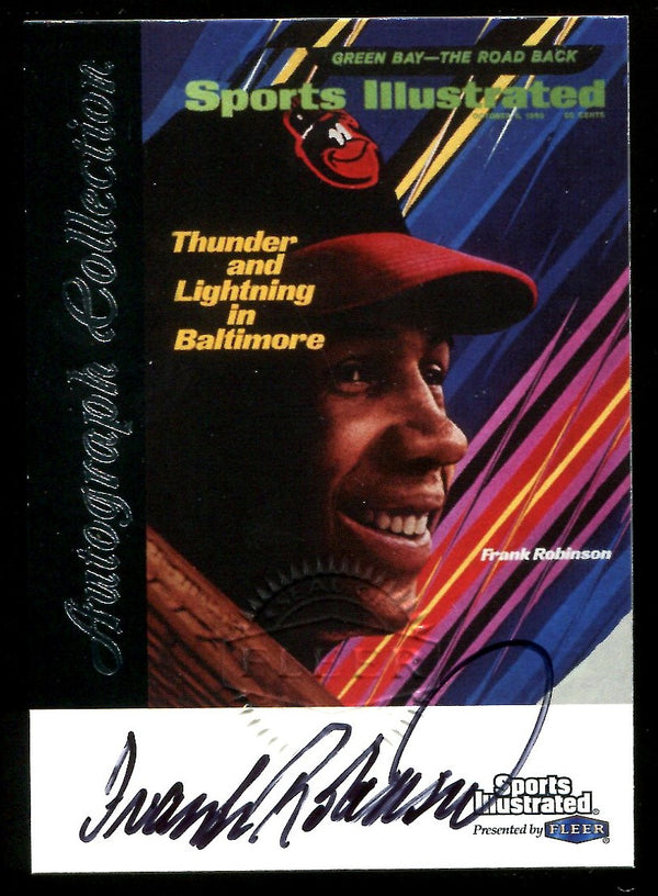 Frank Robinson 1999 Fleer Sports Illustrated Autograph Collection Card