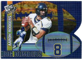 Aaron Rodgers 2005 Press Pass Big Numbers Insert Rookie Card