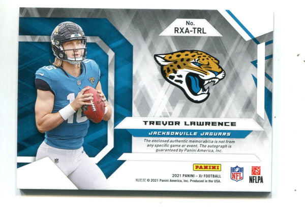 Trevor Lawrence 2021 Panini XR Rookie Excellence Autographed Card /25