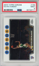 Kevin Durant 2008 Topps Chrome Card #156 (PSA Mint 9)