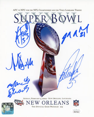 Super Bowl XXXVI Autographed 8x10 Photo (JSA)